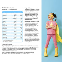 Dr Corbyn Kids' Multivitamin + Minerals - 60 Chewable Tablets | 18 Essential Vitamins and Minerals | Daily Support for Growing Children | Fruity & Tasty Chewable Multivitamin