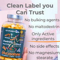 Dietapplements Glucosamine, Chondroitin, Turmeric, Vitamins for Bones, Joints 180 Capsules