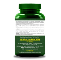 Herbal Magic Iron with Vitamin C, B6 & B12 – 60 Capsules, Vegan Food Supplement for Energy & Wellness, Non-GMO