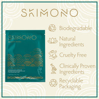 SKIMONO Skimono Hydrating Hand Mask Gloves for Dry Hands Repair (4 Pairs) - Moisturising Hand Treatment Gloves with Shea Butter, Collagen, Aloe Vera & Hyaluronic Acid - Spa Gloves for Soft, Smooth Skin