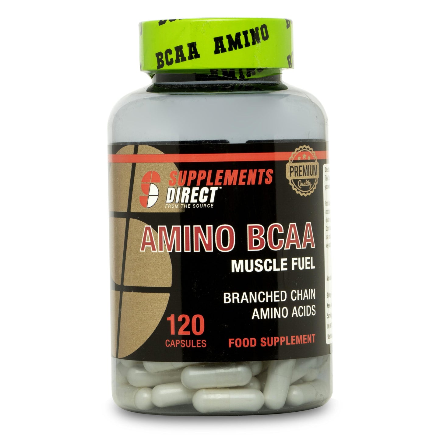 Supplements Direct - Amino BCAA Capsules - 1000mg - 120 Capsules - Amino Energy - BCAA Tablet - Boosts Muscle Growth, Recovery & Repair - Muscle Fuel - Workout Supplements - BCAA Amino Acids