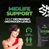 Nutrality Boron 6mg Supplement | Mineral Absorption | 30 Vegan Capsules