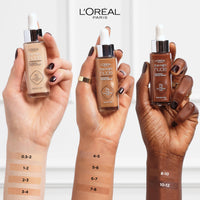 L'Oreal Paris L'Oréal Paris Nude Tinted Serum for Face, Plumping and Hydrating Face Makeup, 1 Percent Pure Hyaluronic Acid, Nude Foundation to Cover, Replumps and Hydrates Skin in One Hour, Shade 4-5 Medium