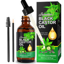 WeiweiLa PIUSEQEW Jamaican Black Castor Oil, Organic Castor Oil 100% Pure Cold Pressed Black Castor Oil Essential Oils for Body Face & Skin, Eyebrows Growth, Skin Moisturizer, 60ml