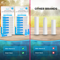 14pk Unscented Lip Balm Multipack | Lip Moisturiser & Hydrating Lip Balm Stick | Lip Care Lip Balms | Original Lipbalm | Natural Lip Repair for Dry Lips Balm With Vitamin E