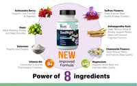 Saffron + Chamomile + Ashwagandha + Melatonin alternative Natural Sleep Aid | Quick and Good night sleep | Vegan, Halal, Gluten-free | 60 nights | Vedic Essentials