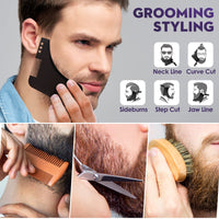 KHOLEZ Beard Grooming Kit, Beard Growth Kit w/2 Beard Oil/Beard Wash/Beard Balm/Beard Comb/Beard Brush/Scissors/Beard Shaper,Storage Bag,Beard Care & Trimming Kit Beard Kit Father's Day Gifts for Men Him