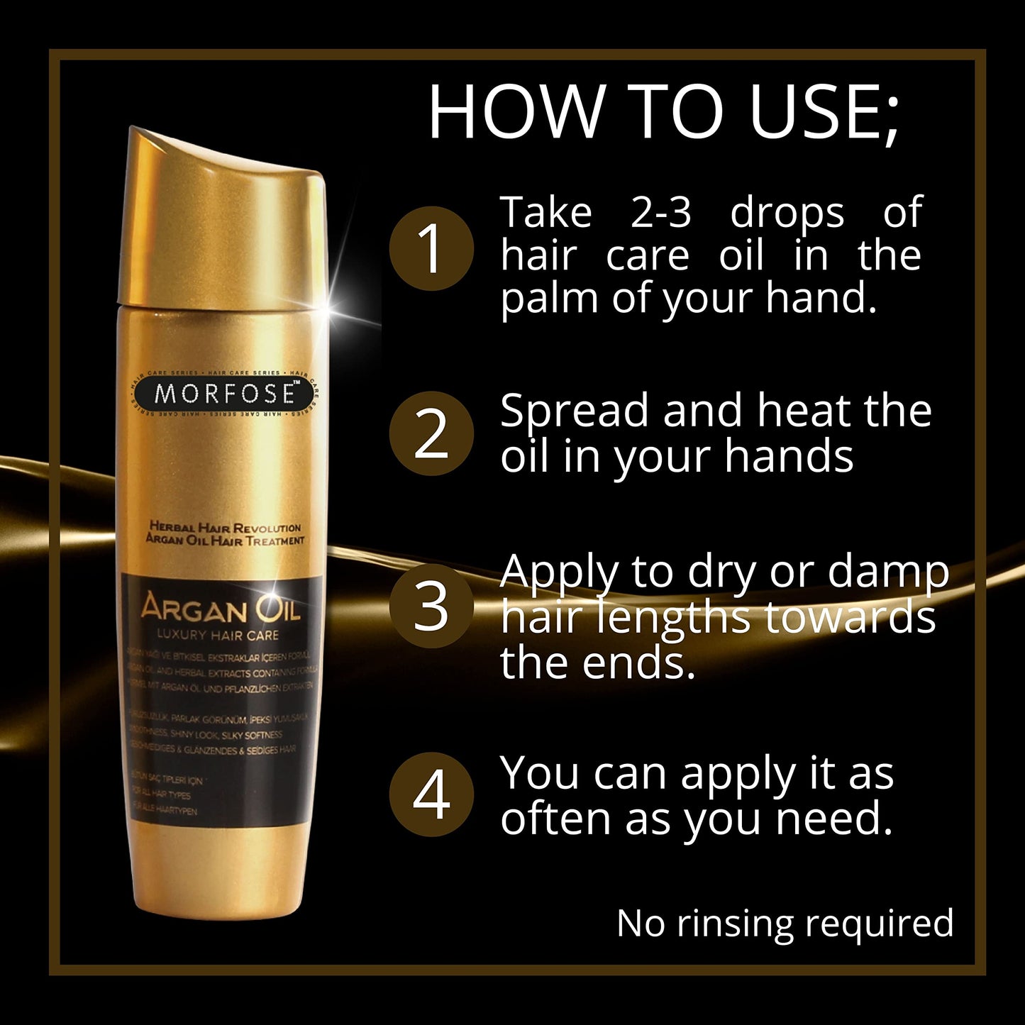 MORFOSE Morfose Luxury Care Argan Hair Oil 100 ml