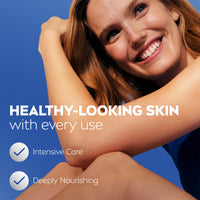 NIVEA Rich Nourishing Body Lotion (400ml), Rich 72H Hydration Moisturiser for Dry Skin Made with Deep Moisture Serum and Almond Oil, Intensive Hydration Body Lotion