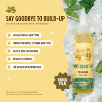 Hair Syrup Mint Condition Pre-Wash Hair Oil For a Flaky, Itchy Scalp
