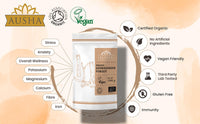AUSHA Ausha Organic Ashwagandha Powder 500g | Anxiety,Stress & Fatigue Relief, Sleep Aid, Energy Increase,Overall Wellness | Premium Quality