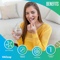 Sea Moss Extract 4000mg Per Serving | 180 Vegan Tablets - 90 Day Supply | High Strength Irish Sea Moss | Made in The UK by Shivay Herbals