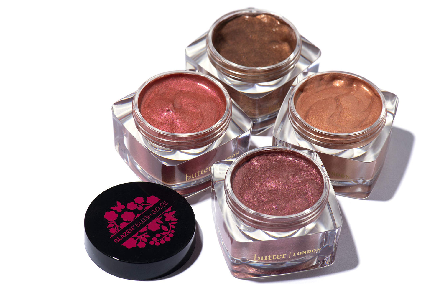butter LONDON Glazen Blush Gelée, Glimmer