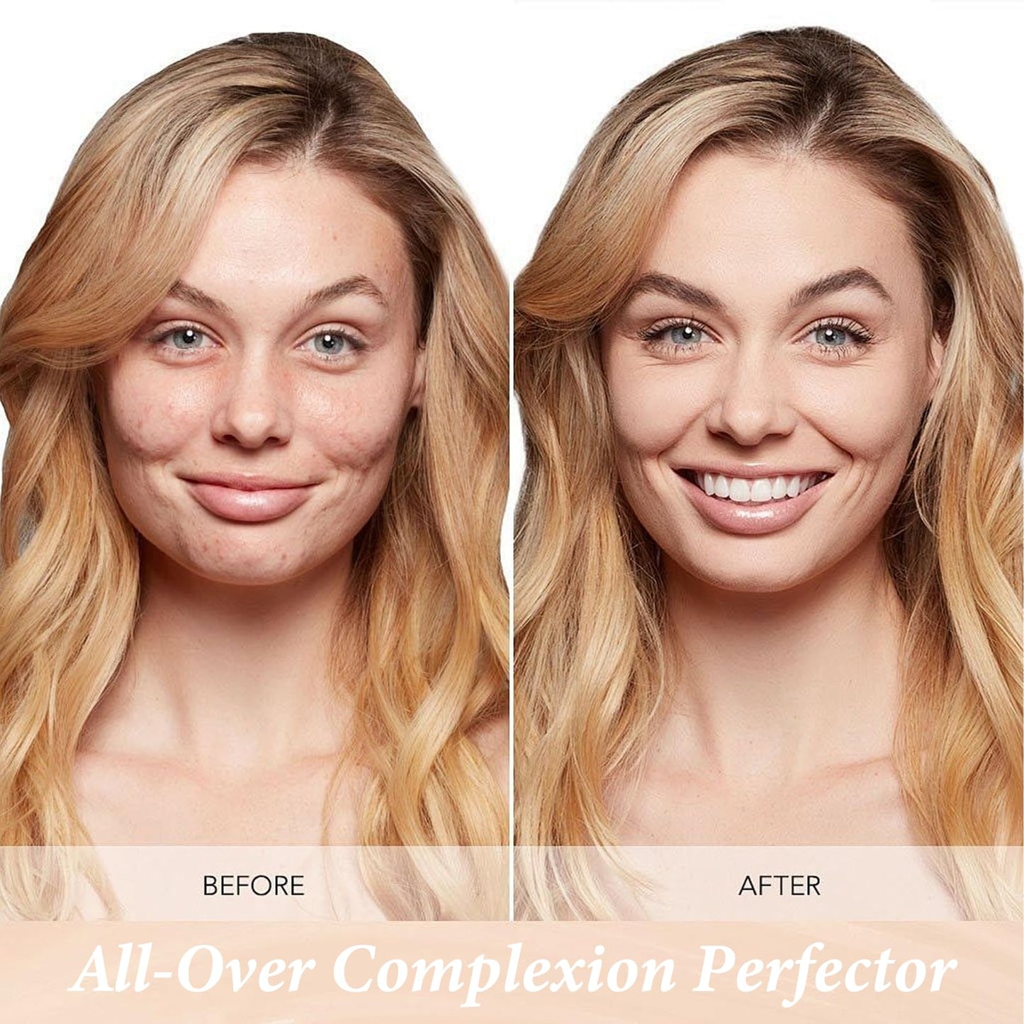 HERBENJOY All-Over Complexion Perfector, Long-Lasting CC Cream Foundation & Body Coverage Perfector, Foundation for Mature Skin, Hydrating Waterproof Concealer for Legs Scars Imperfections, Natural