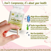 Ayushya Safed Musli Capsule , 60 Capsules, Natural
