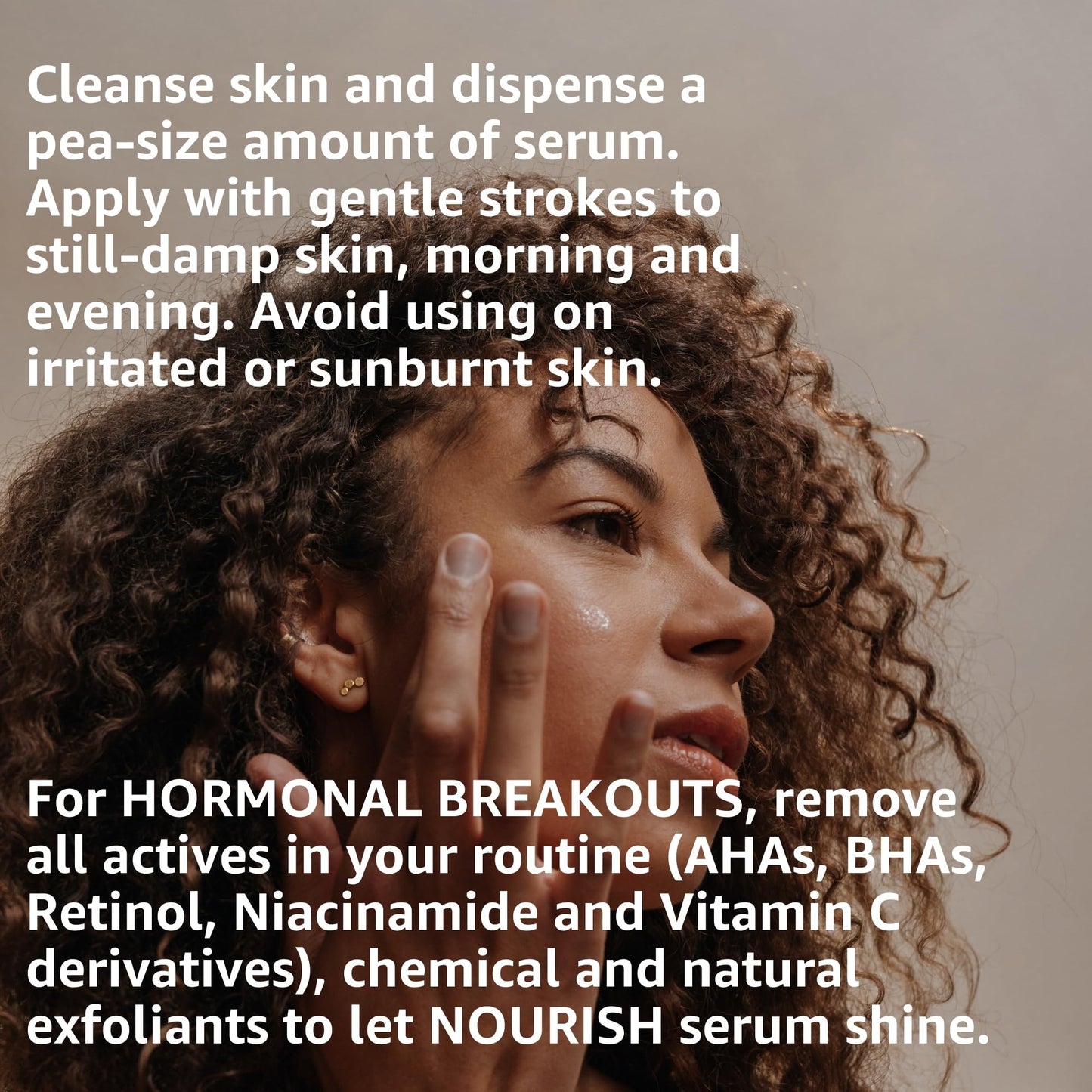 All-Natural Antioxidant Serum: 100% Vegan Collagen Serum, Natural Hyaluronic Acid, Vitamin C + Seaweed Ferments. For Hormonal Breakout Prone Skin, 30ml |The SABI Active Nutrient Sensitive Skin Serum