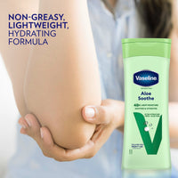 Vaseline Intensive Care Aloe Soothe Body Lotion heals and refreshes skin for dry skin 400 ml