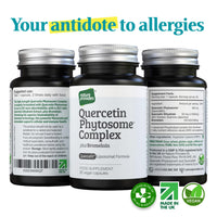 Nature Provides Quercetin Phytosome (Quercefit) Bromelain 60 Vegan Caps