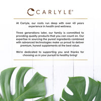 Lions Mane Supplement High Strength | 5000mg Lions Mane Supplement | from Fruit Body | 180 Vegan Tablets | Mushroom Extract | by Carlyle