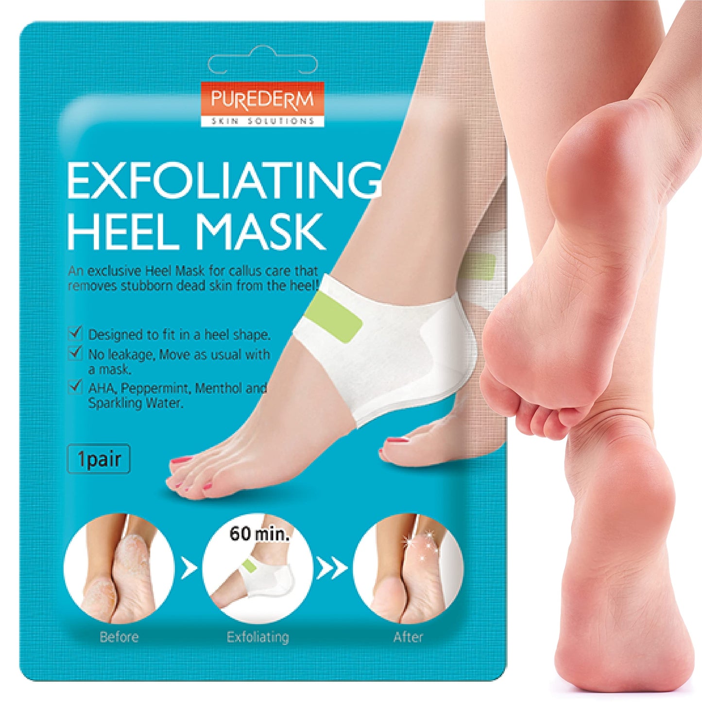 Purederm Exfoliating Heel Mask