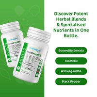 Nutraleya Joint Supplements for Men & Women (60 Capsules ) - Boswellia Serrata, Black Pepper, Ashwagandha, & Turmeric Supplement - Joint Care Supplements - Natural, Plant-Based
