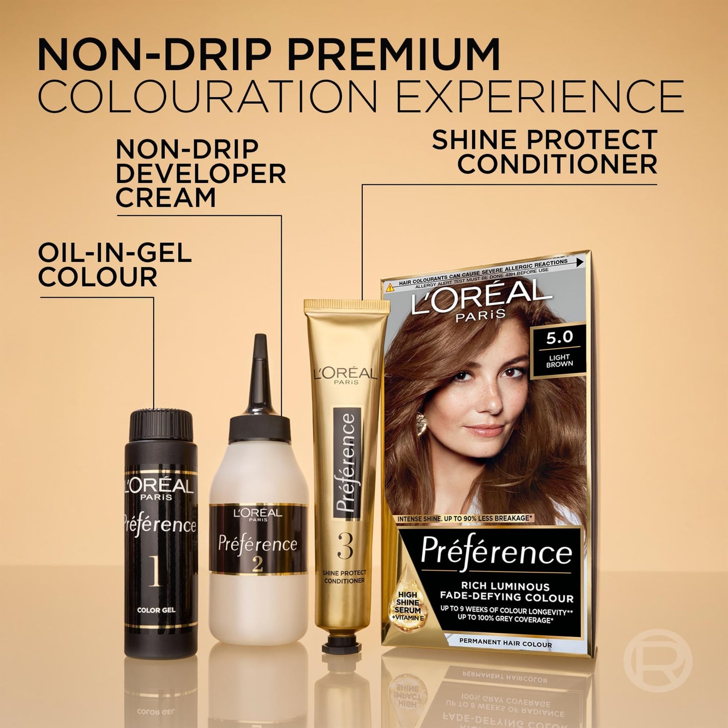 L'Oreal Paris Preference Hair Dye, Luminous Permanent Rich Hair Colour, Long Lasting Brilliance, Achieve Radiant, Salon-Inspired Results, Shade: P11 Manhattan