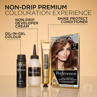 L'Oreal Paris Preference Hair Dye, Luminous Permanent Rich Hair Colour, Long Lasting Brilliance, Achieve Radiant, Salon-Inspired Results, Shade: P11 Manhattan