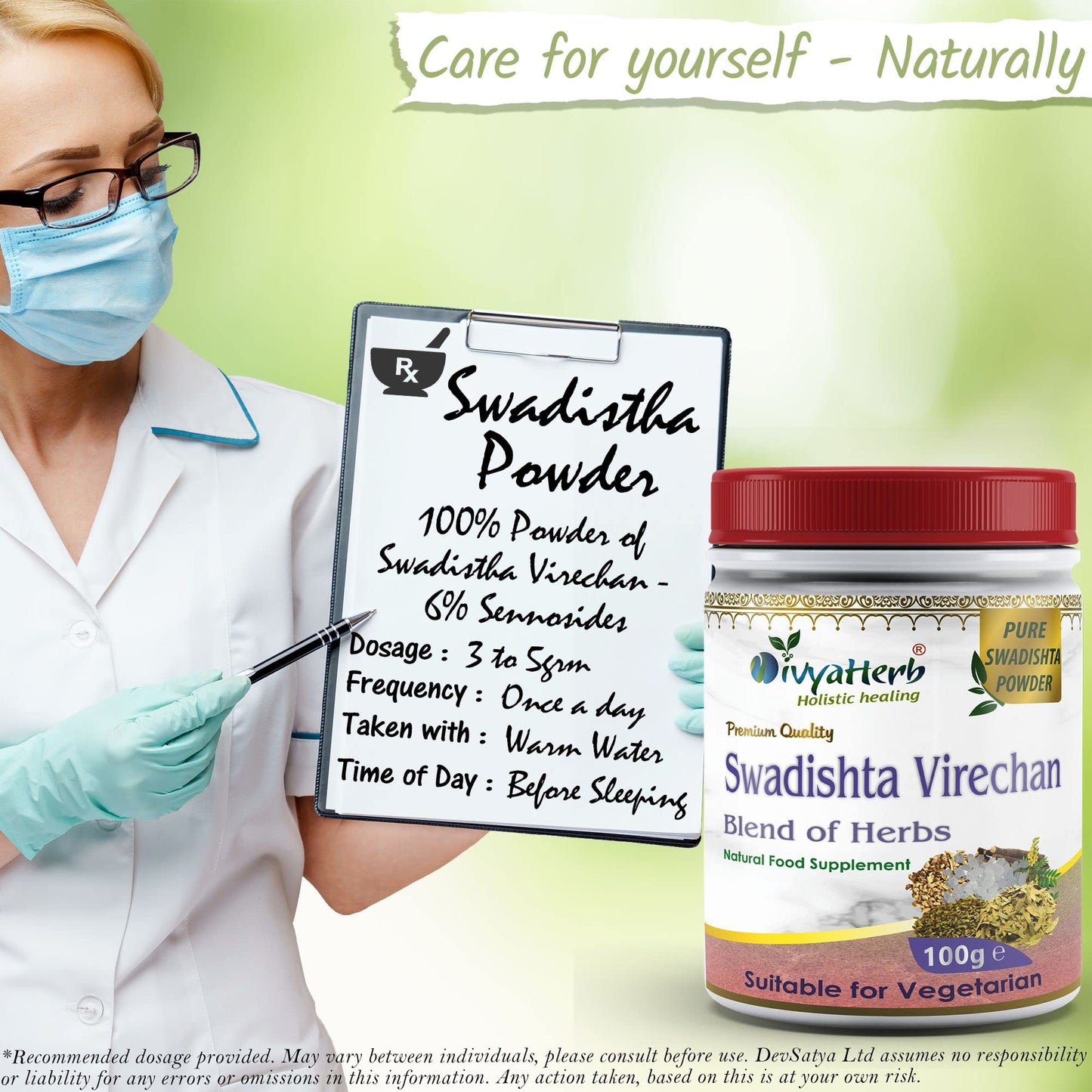 DivyaHerb Swadishta Virechan Powder
