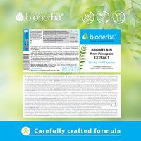 BROMELAIN Capsules - 350 mg High-Potency Digestive Enzyme Support - 100 Count for Enhanced Health and Wellness by BIOHERBA