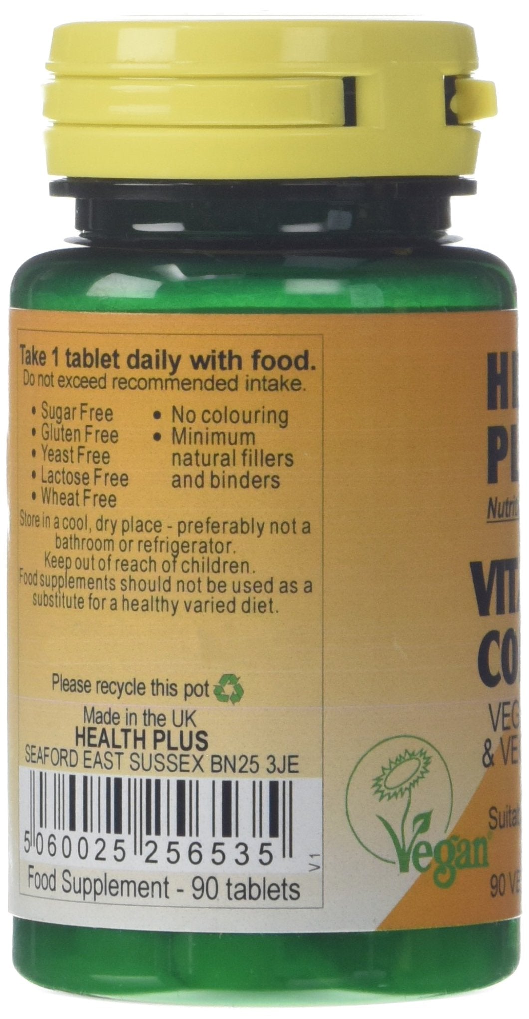 Health Plus Vitamin D Complex 1600iu (40µg) : Vitamin D Supplement : 90 Tablets