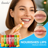 SOL 7pk Flavoured Lip Balm Set - Lip Balm Multipack with Vitamin E