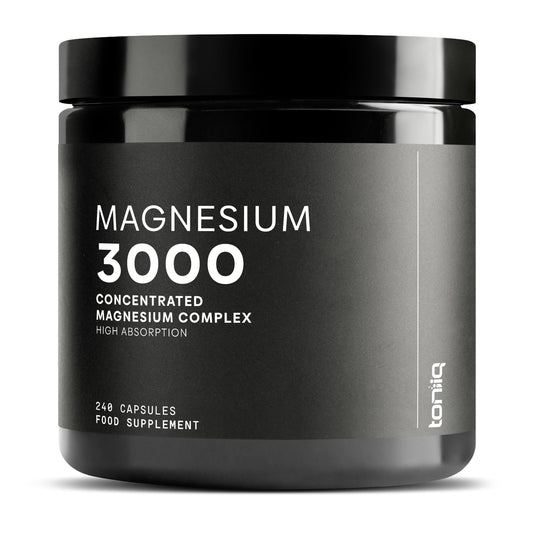 Toniiq 3000mg High Strength Magnesium Glycinate Supplements - 20% Purified to Contain 600mg of Elemental Magnesium