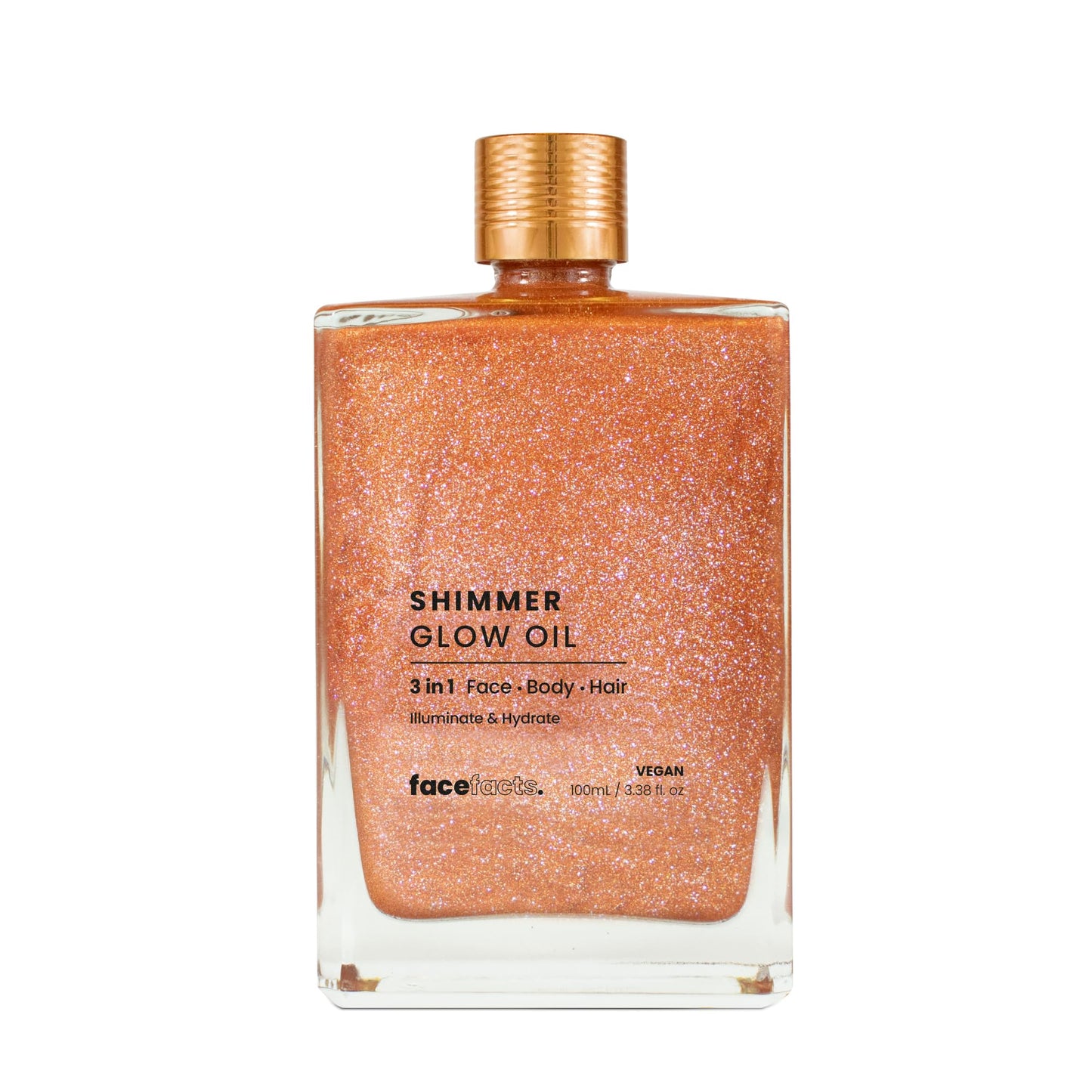 Face Facts Shimmer Glow Oil | 3 in 1 Shimmer | 100ml
