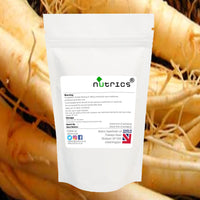 Nutrics® 25,000mg Korean Ginseng Capsules 50:1 80% Ginsensides Strong Panax 100% Pure Strong V Capsules - Suitable for Vegan Vegetarian Halal & Kosher Diet- 30 Capsules (1 Month Supply)