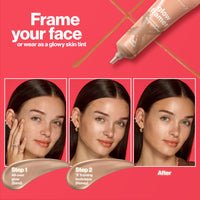 Max Factor Glow Framer, 30 Hazel, Bronzing and Illuminating Tint, Blends contour and highlight, Soft Shimmers, Bronzing Pigments, Weightless, Easy to Blend Formula, 30ml