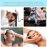 MEKEET 100PCS Clear Disposable Ear Caps Waterproof Ear Covers for Shower Ear Covers Caps Plastic Ear Protectors for Shower Bathing,Hair Dye,Travel Spa,Hotel and Hair Solon, Home Daily Use
