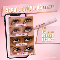 Max Factor 2000 Calorie Long Lash Era, 001 Black, Lengthening Tubing Mascara, Bold Volume, Visibly Longer Lashes, Curved Brush Design, All-Day Wear, Clump-Free, Smudge-Proof, 7.8ml