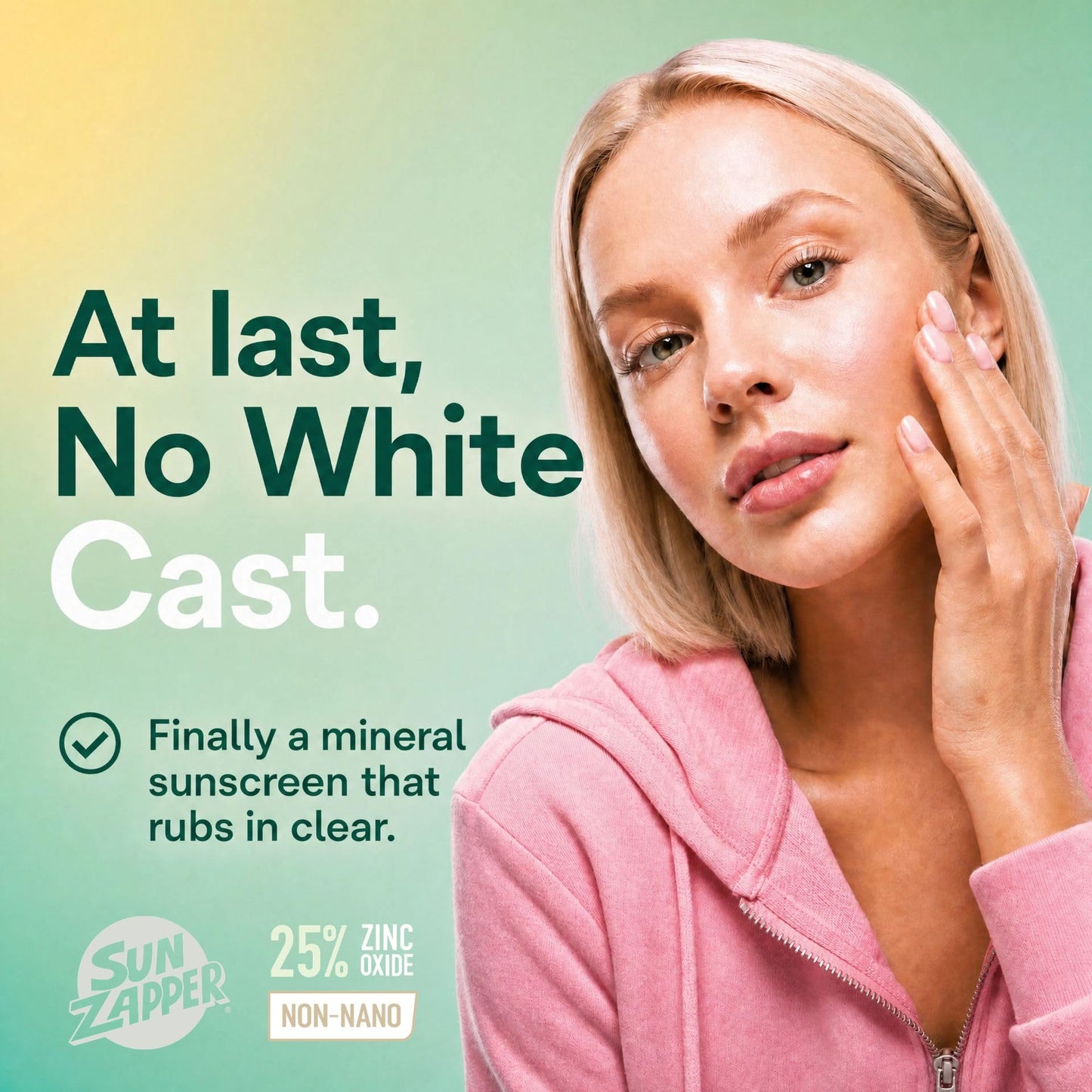 Pure Zinc Sun Cream SPF 50 Sun Zapper Reef Safe Mineral Non Nano Zinc Sunscreen Made in Australia