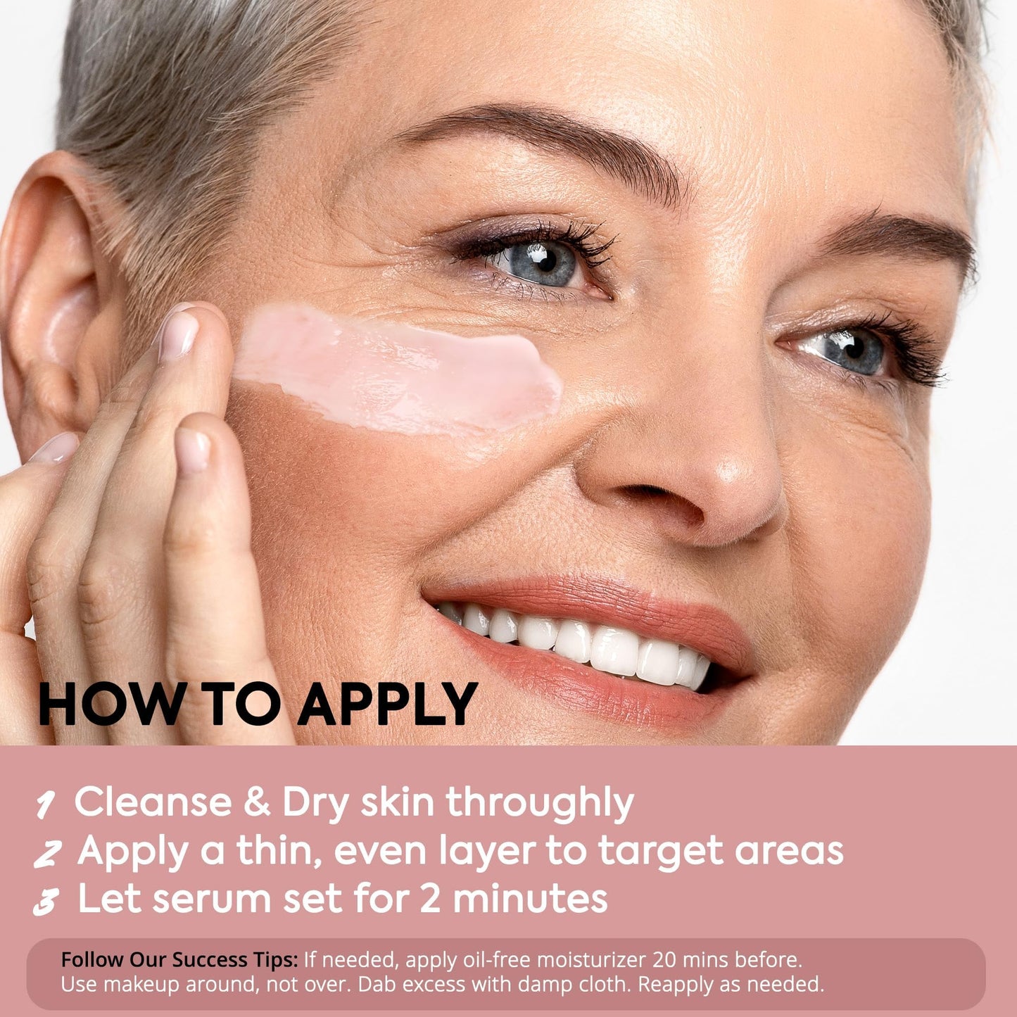 VELAMO ADVANCED Instant Eye & Face Lift Cream: Rapid Under Eye Bags Wrinkles Smile Lines Forehead Lines Remover - Temporary Firming & Tightening Treatment in 2 Minutes, 30g