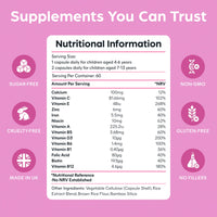 Purolabs Kids Multivitamin – High Strength Multivitamin for Kids with 14 Essential Nutrients – Daily Immune Support – Sugar-Free Vegan Capsules – A Clean Alternative to Kids Multivitamin Gummies