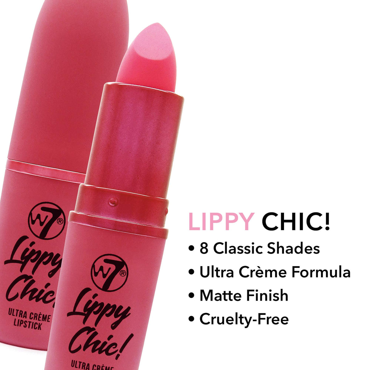 W7 | Lipstick | LIPPY CHIC-BACK CHAT