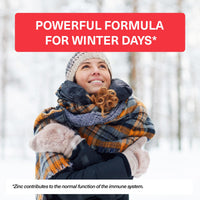 ELEMENTS Elements Winter Rescue – 7-Day Seasonal Defence Formula* with Andrographis, Spirulina Extract, Humic Acid and Zinc for Immune Support, Non-GMO, Gluten Free, 30 Tablets