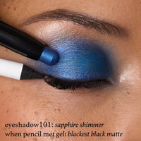 Julep Eyeshadow 101 Crème to Powder Waterproof Eyeshadow Stick, Sapphire Shimmer