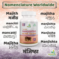 KEESON Ayushya Manjishtha Capsule, 60 Capsules, Natural
