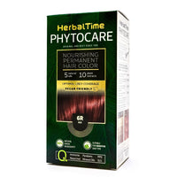 Herbal Time Phytocare Permanent Hair Dye Color Red 6R | Professional Natural Hair Dye Kit | Nourish and Protect Your Hair | Ammonia, PPD and SLS Free | 124.5 ml