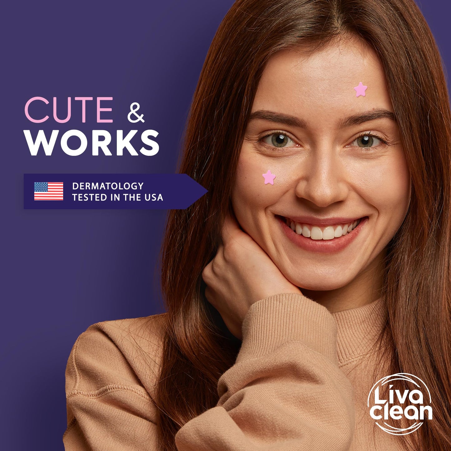 LivaClean 240 Count Colorful Star-Shaped Pimple Patches for Face – Hydrocolloid Acne Patches – Cute Pimple Patches, Pimple Stickers, Zit Dots, Hydrocolloid Bandages, Acne Stickers
