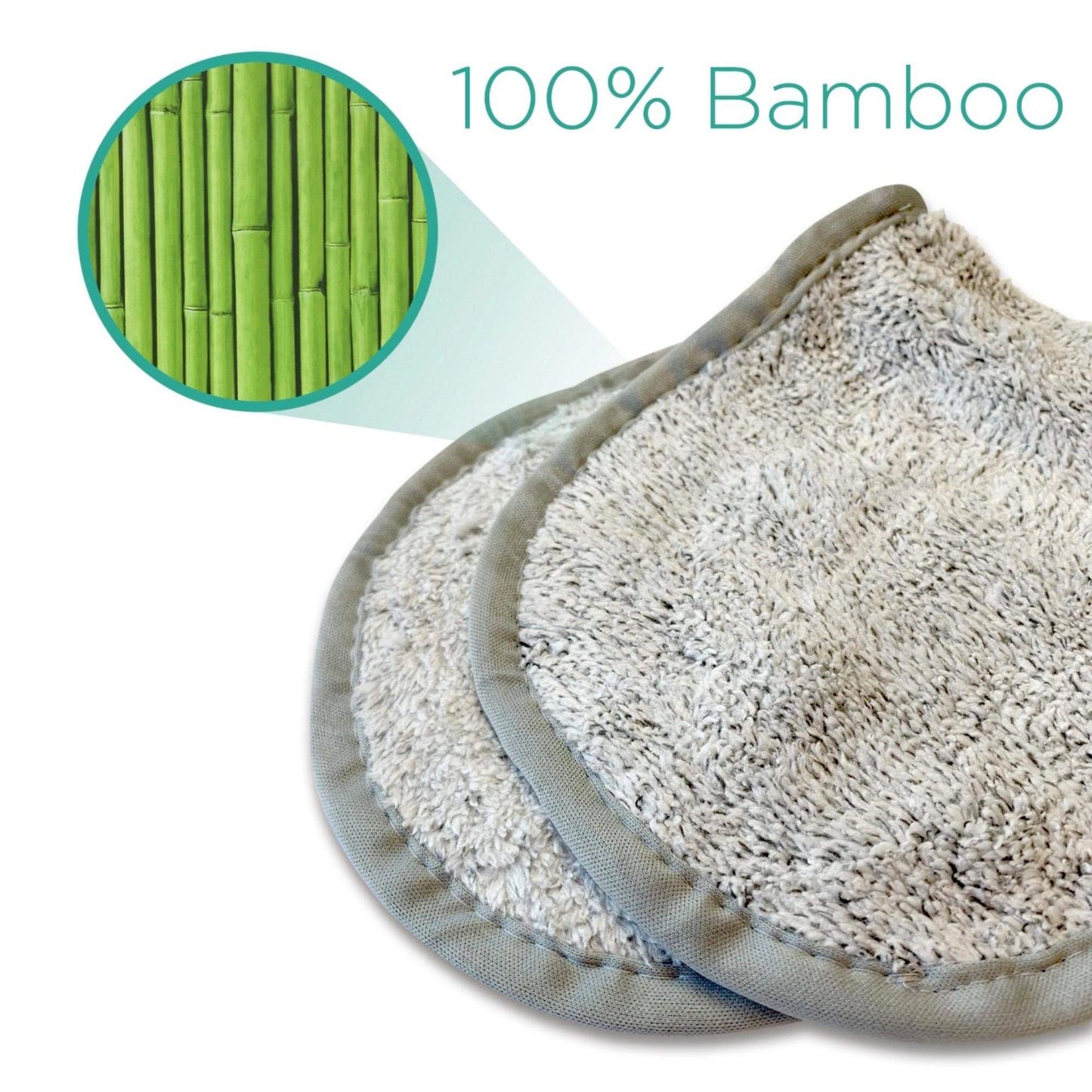 Magnitone London WipeOut Extraordinary 100% Bamboo MicroFibe Super Natural Cleansing Cloth, Grey - 40cm x 17cm each - Pack of 2