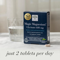 New Nordic Ltd New Nordic Magnesium Glycinate 600mg Sleep Nerve & Electrolyte Balance 60ct