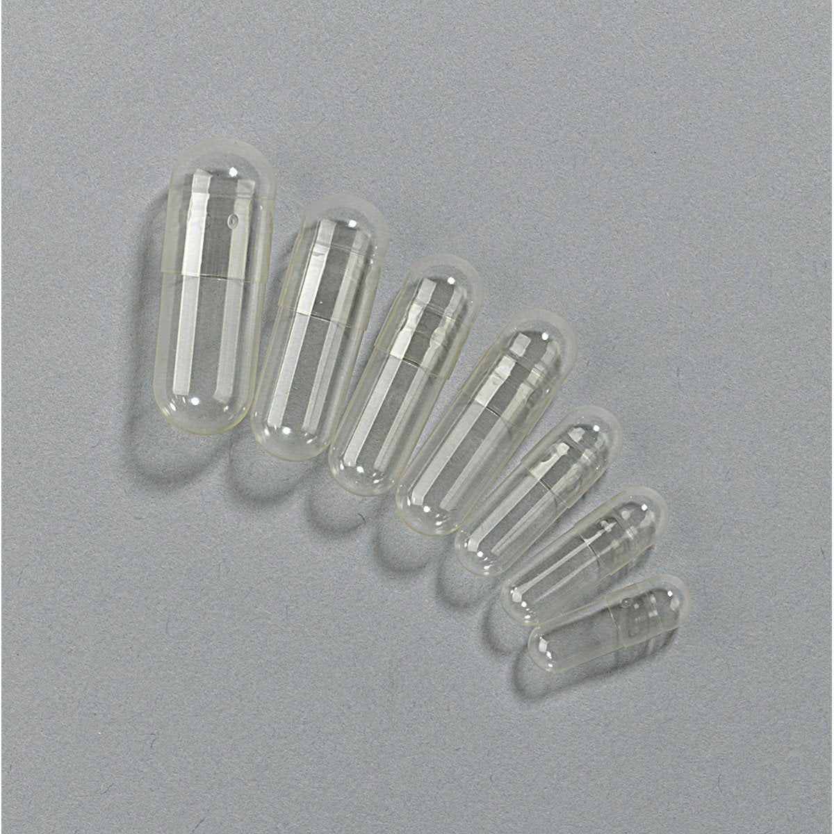 gelatincapsuk 100 Empty Clear Gelatin Gelatine Hard Capsules size 0 self fill gel caps