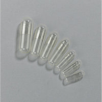gelatincapsuk 100 Empty Clear Gelatin Gelatine Hard Capsules size 0 self fill gel caps